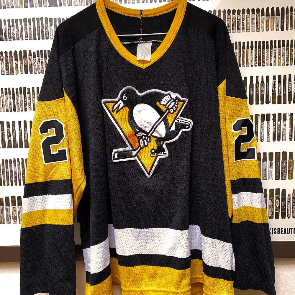 CCM Maska -Pittsburg Penguins Jim Paek vintage jersey (1991) L